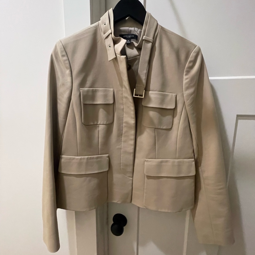 Ann Taylor Khaki Blazer